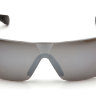 Профессиональные баллистические стрелковые очки начального уровня  с темно-серыми зеркальными линзами Pyramex - Provoq S7270S - противоосколочные защитные очки