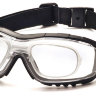 Профессиональные тактические очки Pyramex - V3G GB8210STRX (Anti-Fog, Diopter ready) - противоосколочные защитные очки с антифогом и диоптрической вставкой