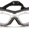 Профессиональные тактические очки Pyramex - V3G GB8210STRX (Anti-Fog, Diopter ready) - противоосколочные защитные очки с антифогом и диоптрической вставкой