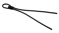 Шнурок для стрелковых очков из силикона премиум-класса черный CORD 56 (длина 56 см)