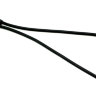 Шнурок для стрелковых очков из силикона премиум-класса черный CORD 56 (длина 56 см)