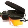Премиальные профессиональные стрелковые очки со сменными линзами Pyramex Venture Gear Dropzone VGSB88KIT  - противоосколочные защитные очки