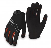 Перчатки GL101L размер L черные с красными вставками